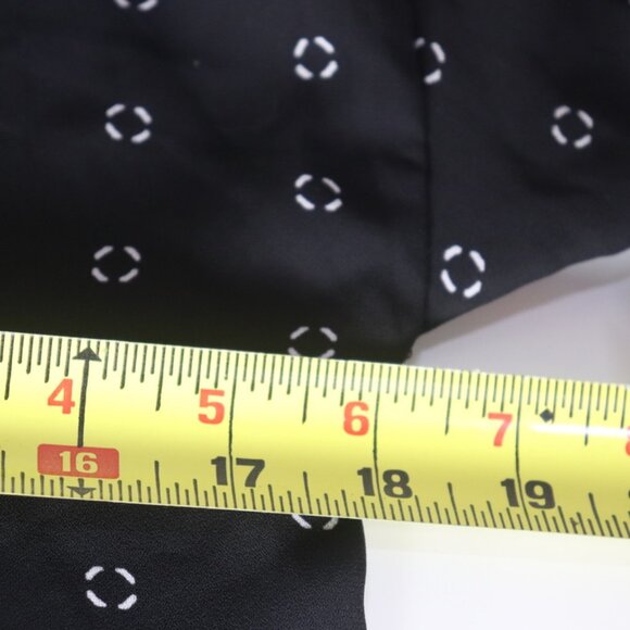 Banana Republic Black Patterned Smocked Blouse, Size - Picture 11 of 12